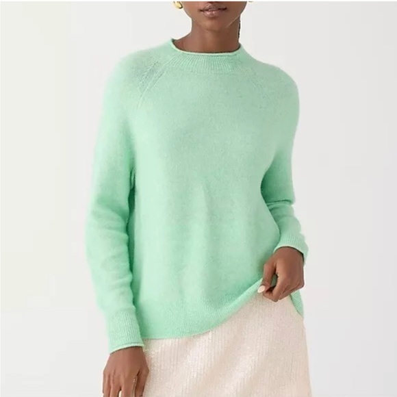 J. Crew Sweaters - Nwt J Crew Spring Green Merino Wool Alpaca Blend Sweater